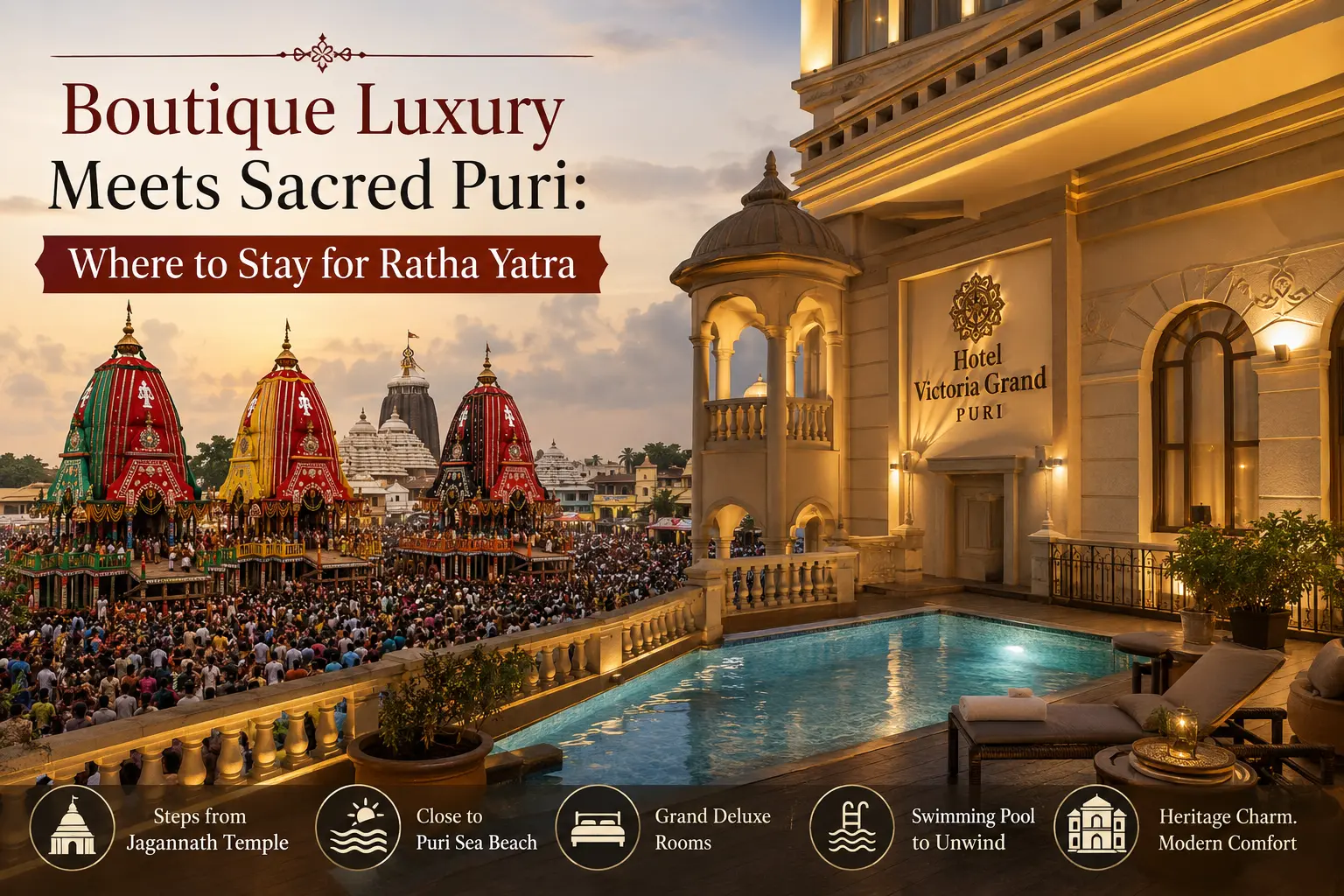 Boutique Luxury Meets Sacred Puri: Where to Stay for Ratha Yatra